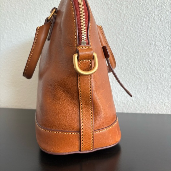 Dooney & Bourke Florentine Leather Domed Satchel - Picture 4 of 14